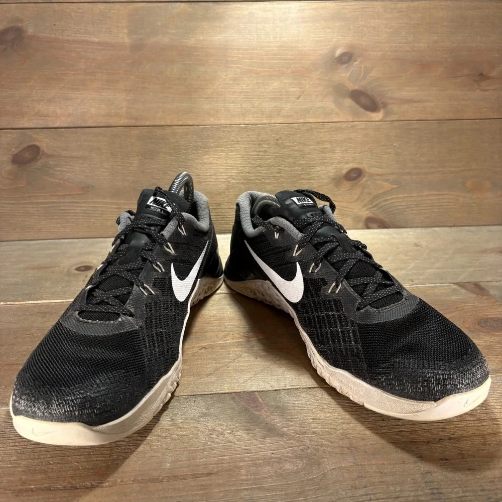 Nike Metcon 3 Womens size 9.5 shoes Black Training Crossfit Lace Up sneakers